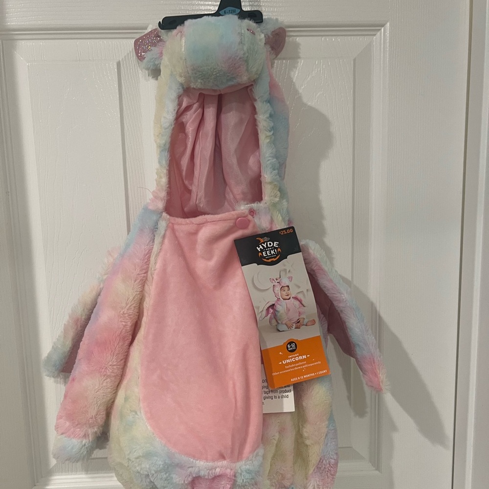 Kids Unicorn Costume with Pink and Pastel Colors